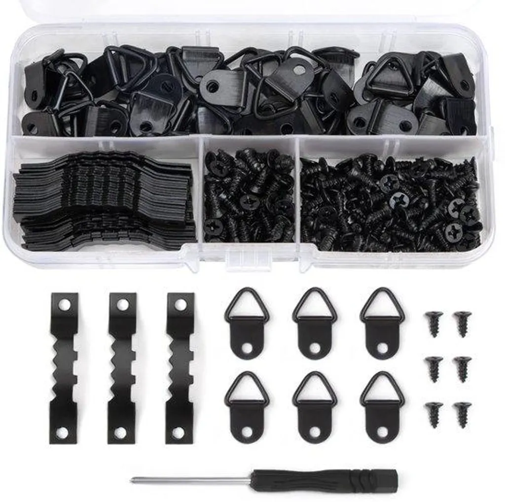 Accrocher un tableau noir facilement avec ce kit de 251 crochets et vis