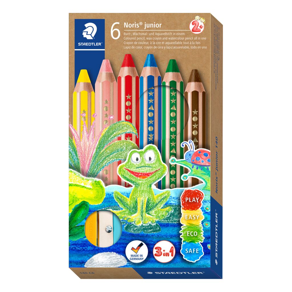 STAEDTLER Buntstift Noris junio 6ST Produktbild 