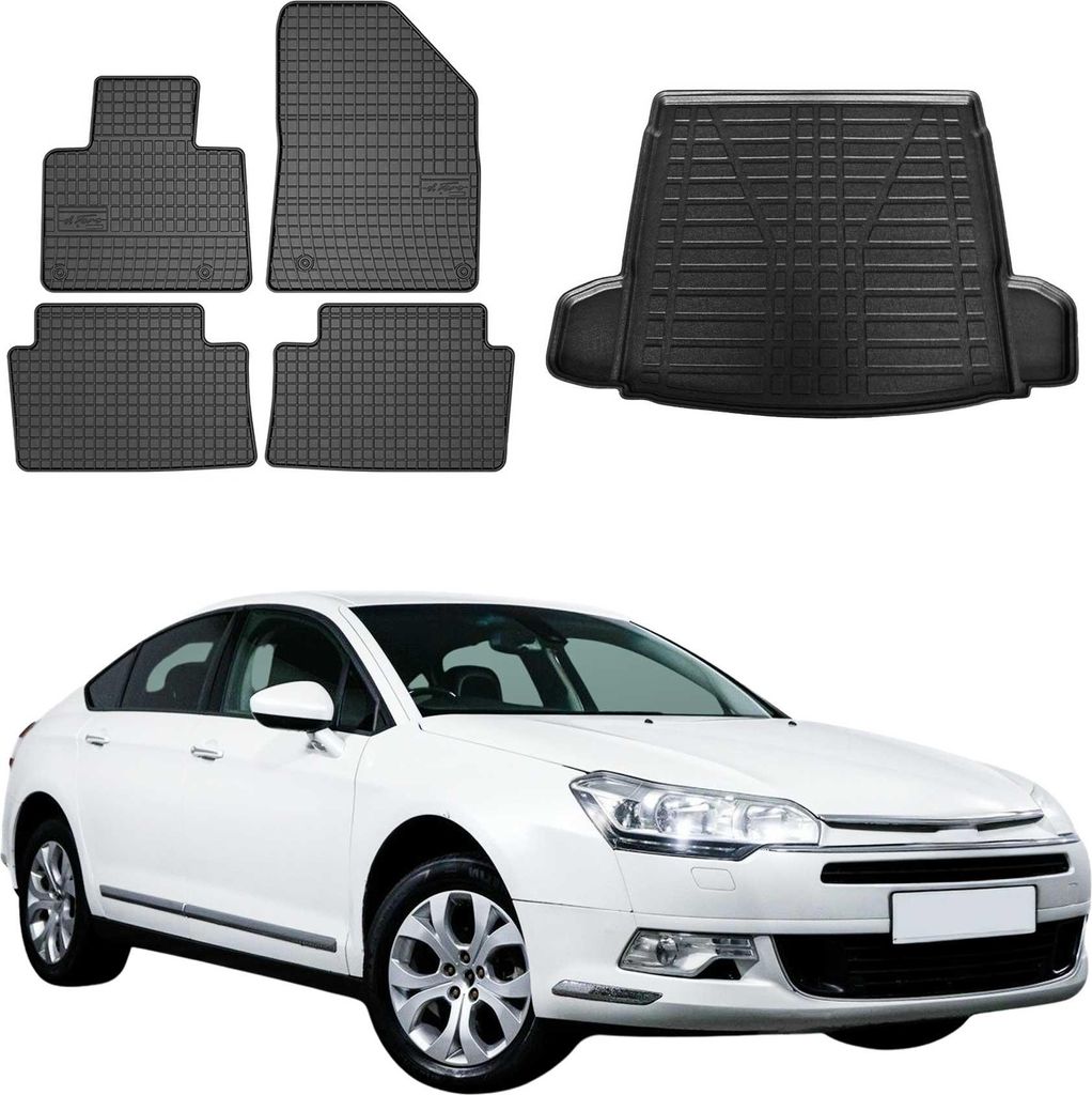 Tapis & bac de coffre Set pour Citroen C5 2008-2017 Image du produit 