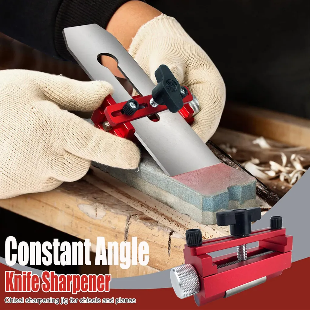 Aiguiseur à angle fixe pour ciseaux à bois, support de meule en acier - 19