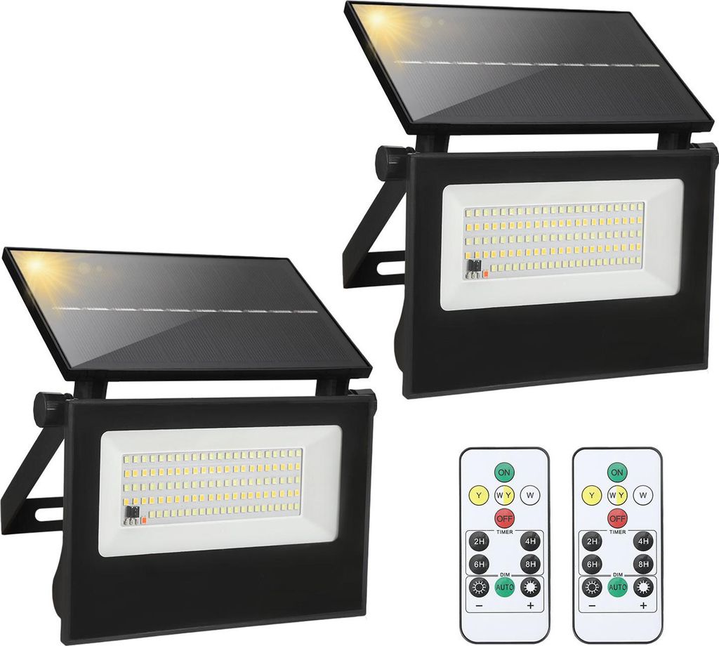 Set di 6 lampade solari da esterno con sensore di movimento Immagine del prodotto 