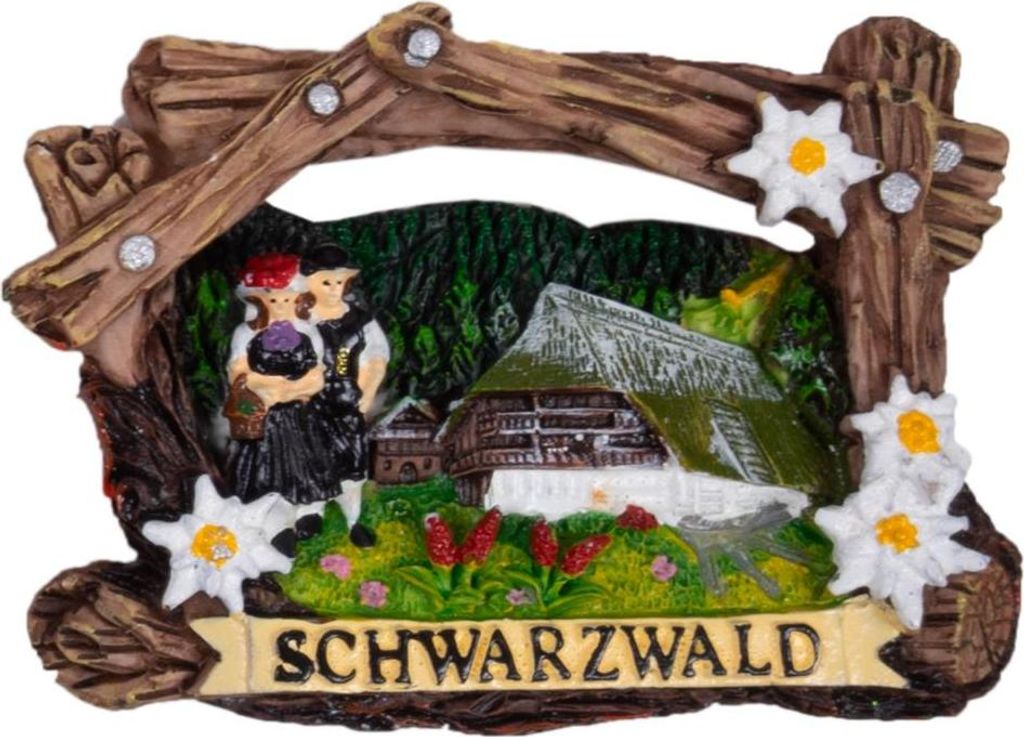 Magnet Schwarzwaldpaar 7.5x5.5 cm
