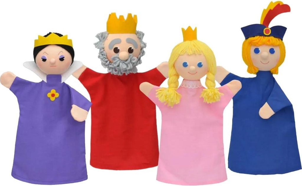 Set Handpuppen-Königsfamilie 3