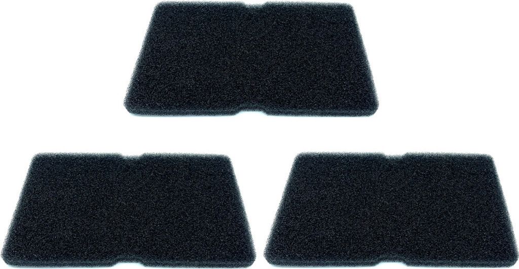 3x Trade-Shop Schwammfilter / Filtermatte kompatibel mit Beko DPY8305X DPY8405GX DPY8405HW3 DPY8405X DPY8506GX DPY8506XB1 DPY8507GXB1 BDP710MG DDDP...