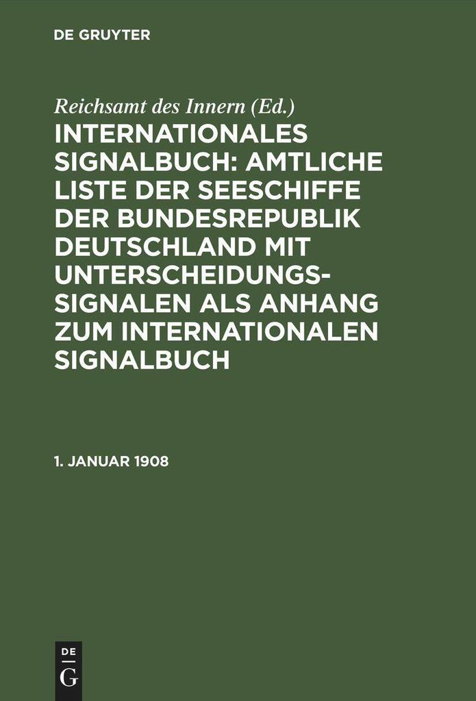 1. Januar 1908