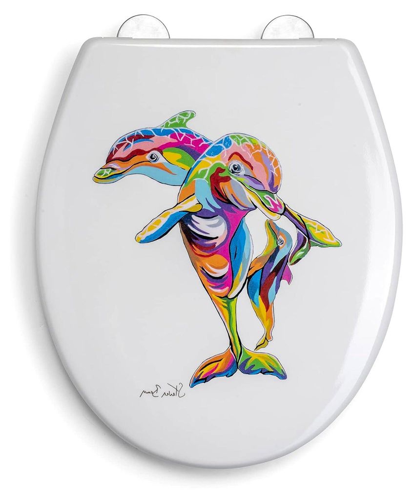 Hannah McWave Flexi-Fix WC-Sitz von Steven Brown, Weiß, Soft-Close, Schnellverschluss