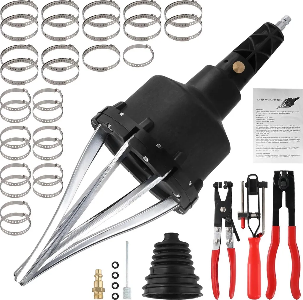 Appareil pneumatique pour soufflets CV - Conception acier noir robuste