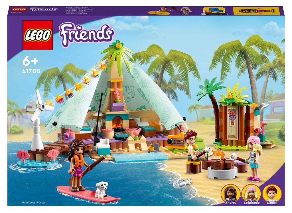 LEGO Friends: un campeggio sulla spiaggia Immagine del prodotto 