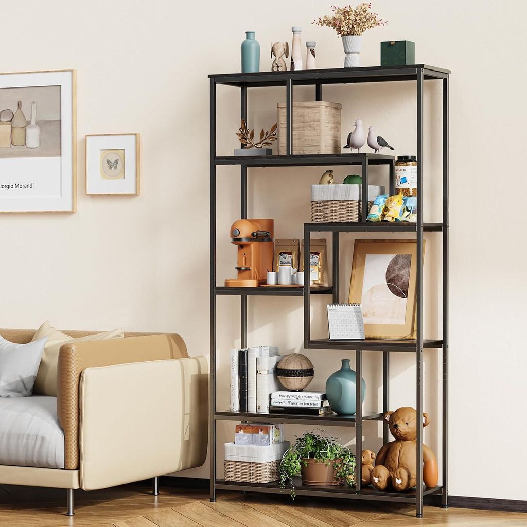Bealife FS13 Bibliothèque, étagère sur pied avec 5 étages Image du produit 