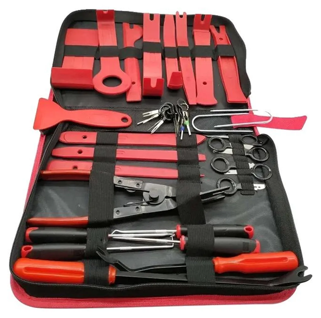Set complet de leviers de démontage carrosserie - 38 outils ergonomiques