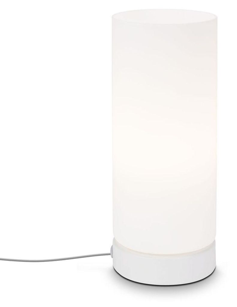 Tischleuchte Tischlampe Kabelschalter 1xE14 40W weiß Produktbild 