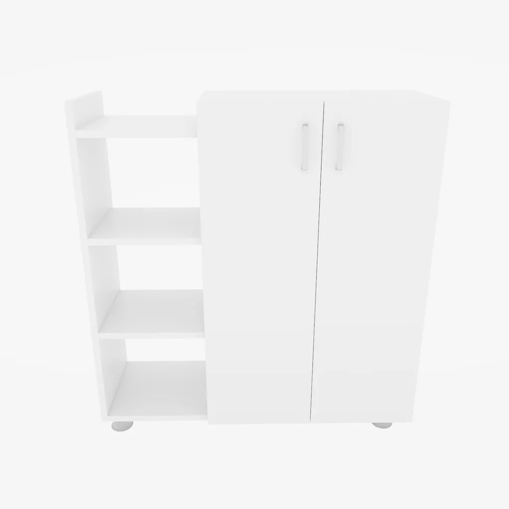Rangement Chaussures Gain de Place Asus DCD Blanc 95x90 cm Skye Decor