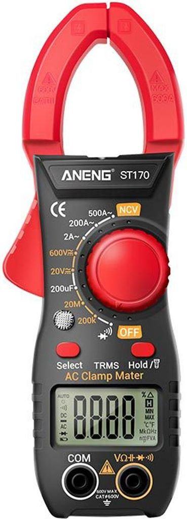 Digitales Zangenmessgerät, digitales Zangenmessgerät, multifunktionales AC DC NCV-Amperemeter, DIY-Strom