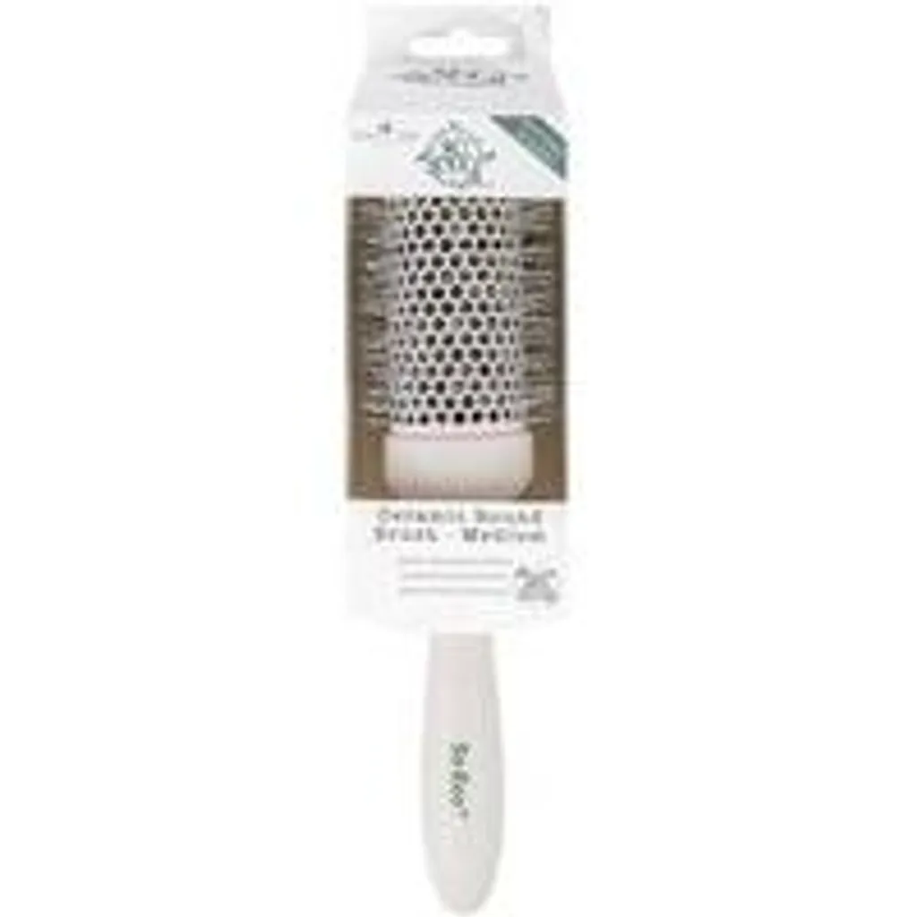Brosse ronde 43 mm biodégradable haute qualité avec manche en bois léger