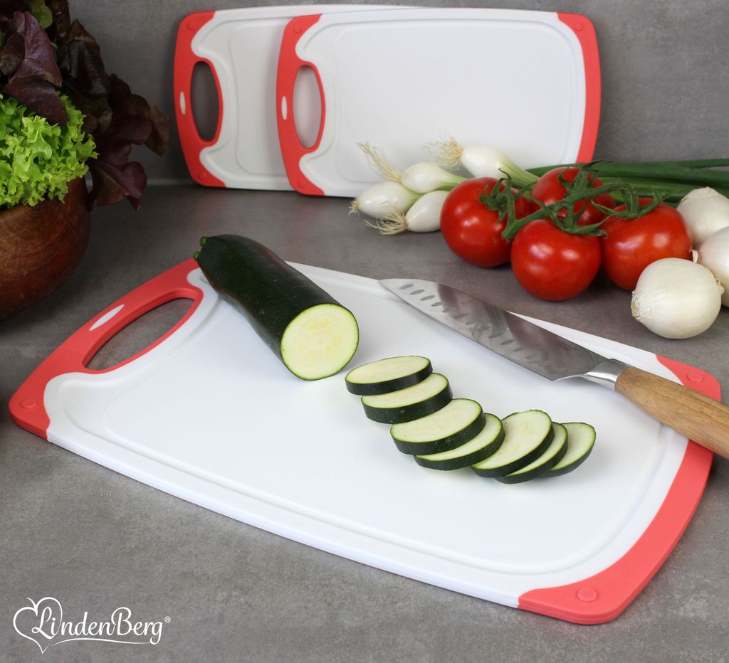 Planche à découper Tupperware ronde (couteau non inclus