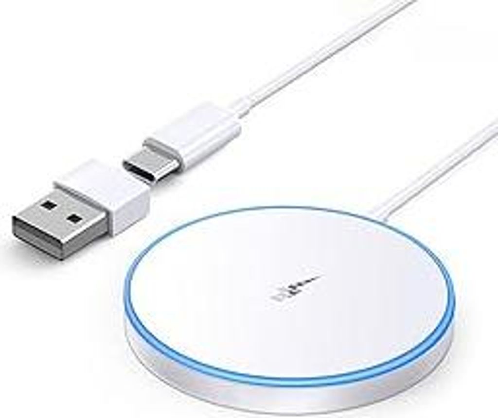 Mag-Safe Ladegerät Phone, Wireless Charger induktive ladestation für Phone 17 Pro Max/17/16/15 Pro Max/15/14/13/12 Serie, AirPods 4/3/2, LED kabe...