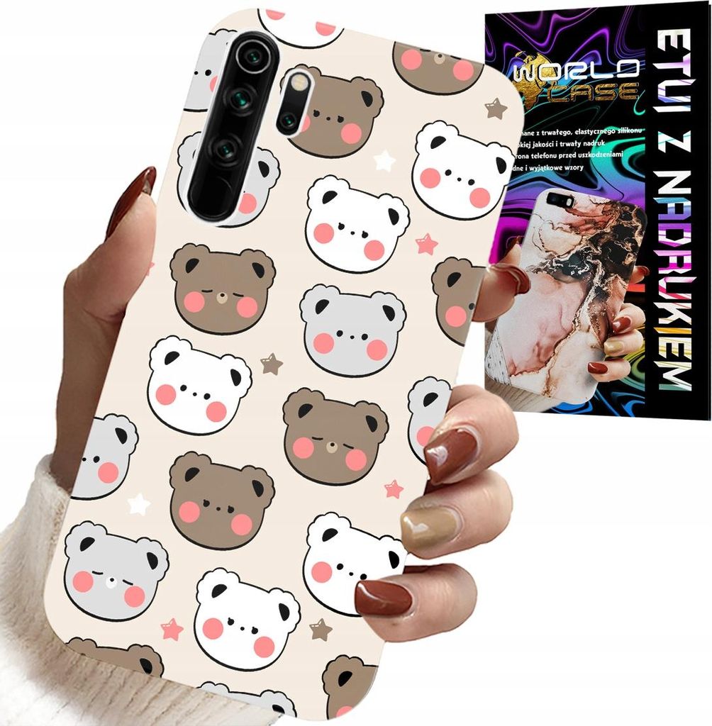 Hülle Für Xiaomi Note 8 - Teddybär-Designs Für Kinder + Folie