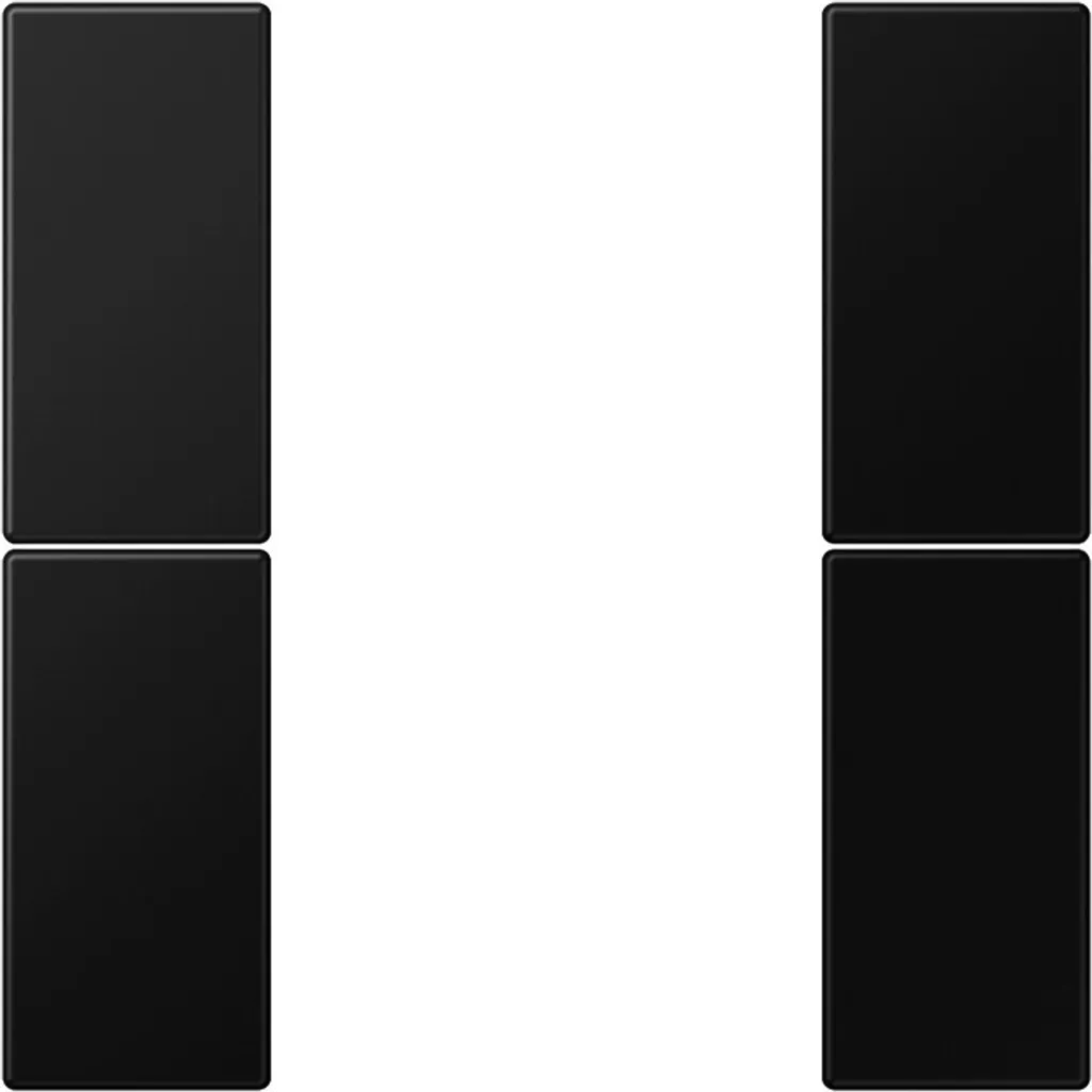 Jung LS502TSASWM Jeu de touches complet double blanc mat LS 990