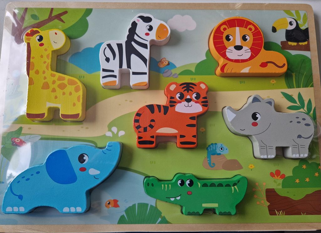 Puzzle Holzpuzzle - Kinder - Kleinkinder - Spielen - Lernen
