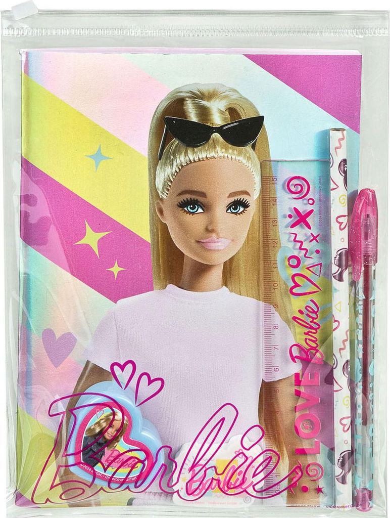 Undercover Notebook Set Barbie, 7dlg.