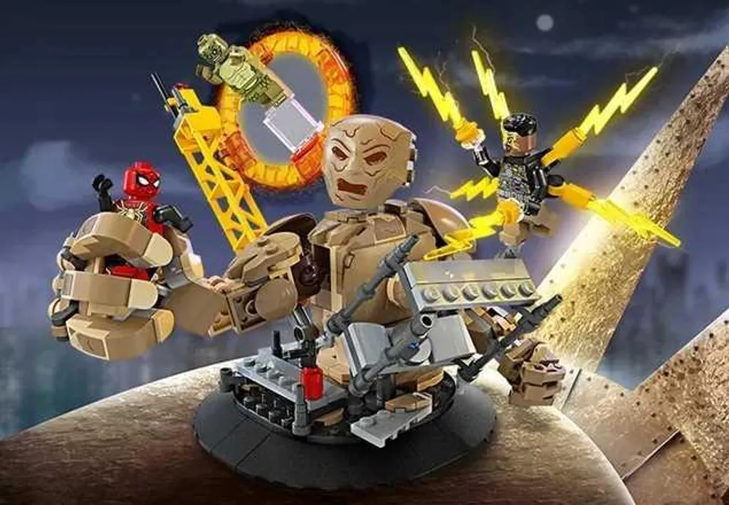 Jeu de construction LEGO 76280 Spider-Man vs Sandman combat de titans - 12