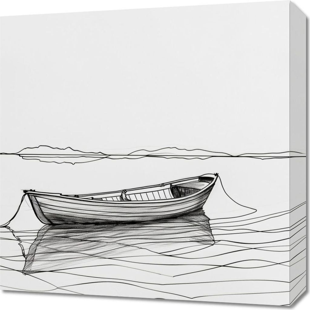 Bild 50x50cm Freiheit auf dem Wasser