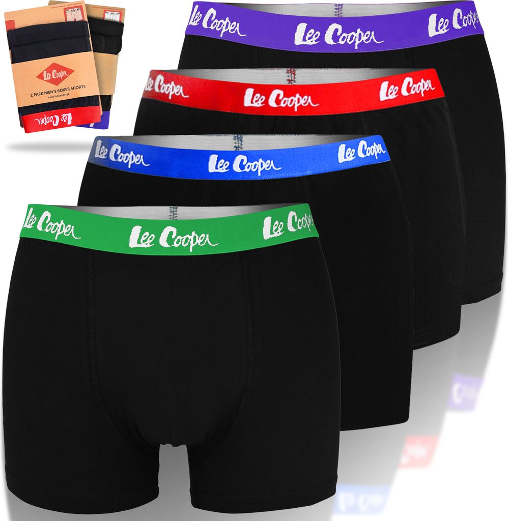 Pánské Boxerky Lee Cooper, 4 Kusy, Xxl Obrázek produktu 