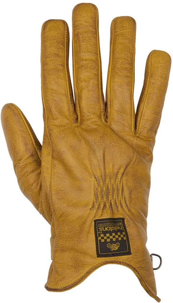 Gants de moto Helstons Condor cuir souple et résistant marron taille 12