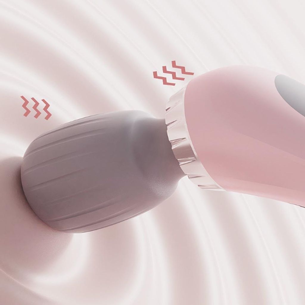INF Mini Handmassagegerät - Elektrischer Massagestab für Tiefengewebe Massage Rosa