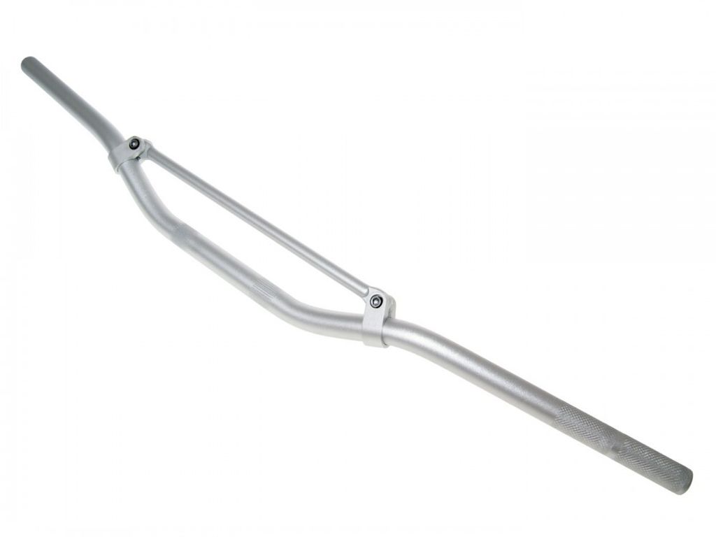 Lenker Motocross Aluminium mit Strebe silber 22mm - 810mm