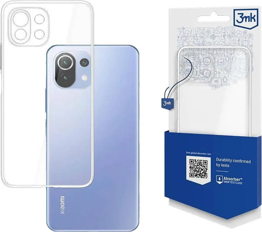 Xiaomi Mi 11 Lite 4G/5G/11 Lite 5G Ne - Custodia trasparente 3Mk