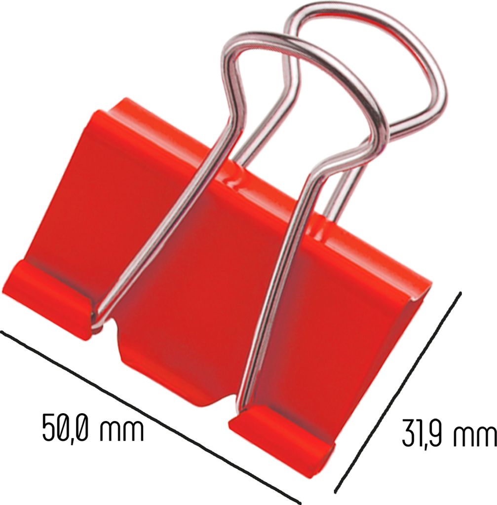 72x Büroklammer Heftklammer Binder Clips Dokumenten Clip Produktbild 5