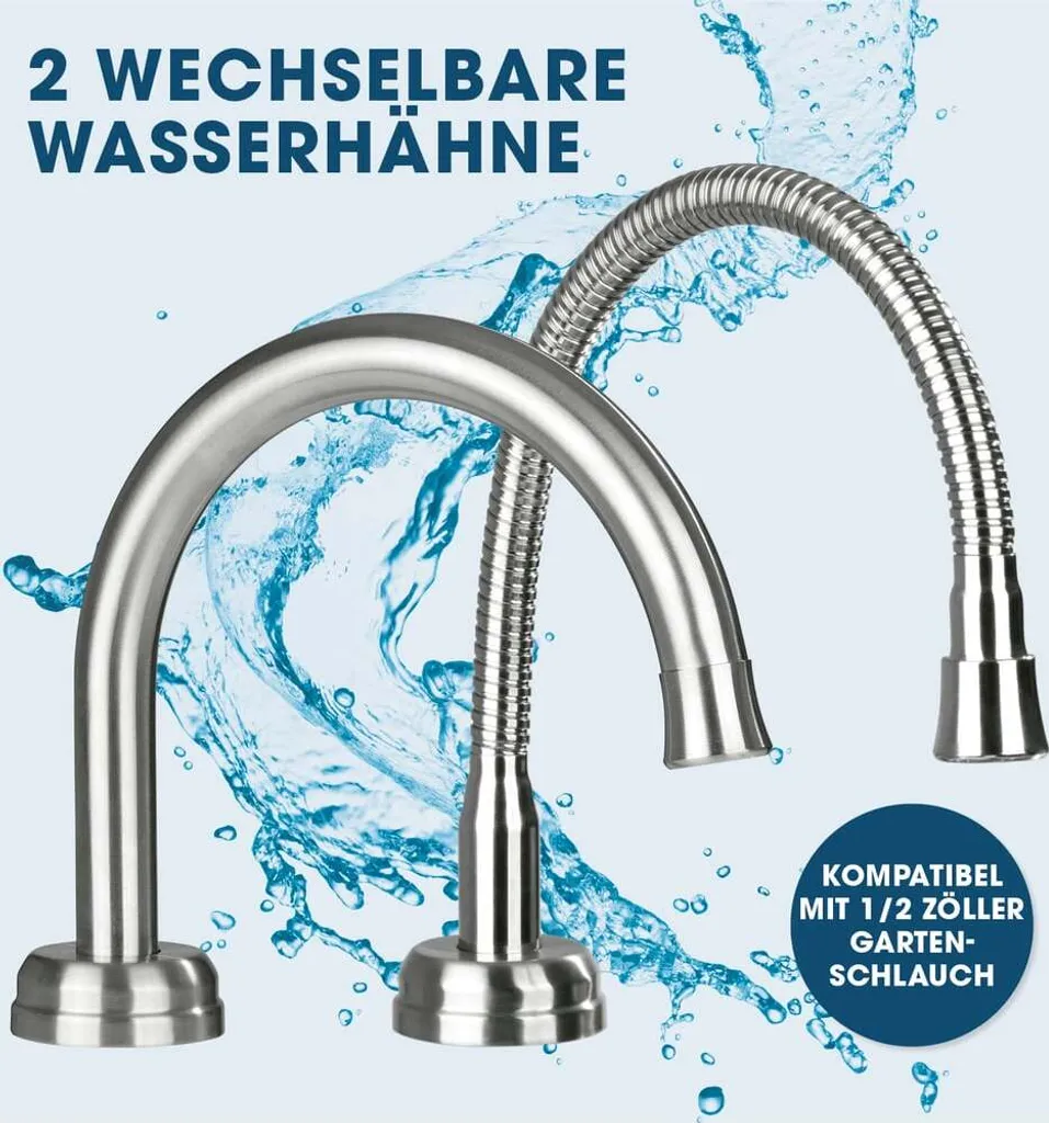 Fini l'Eau Froide avec ce Robinet Électrique Inox à Chauffage Rapide