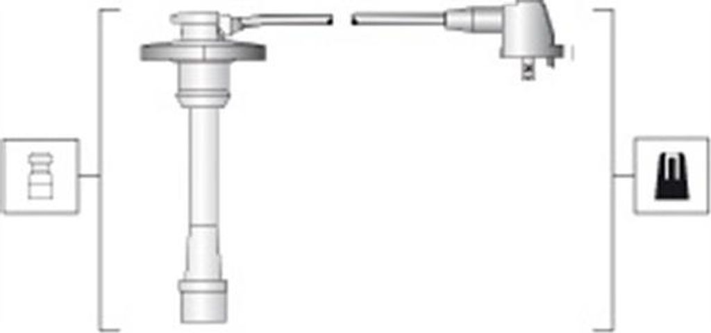 MAGNETI MARELLI 941318111274 Zündkabelsatz Zündleitungssatz Produktbild 