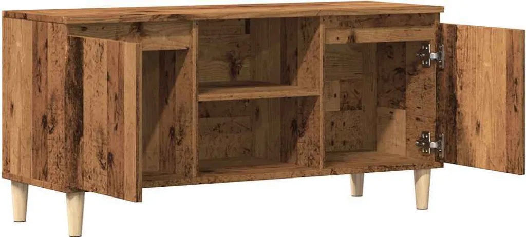 Maison Exclusive Porta TV Vintage 102x35x50 cm - Design Industrial - 9