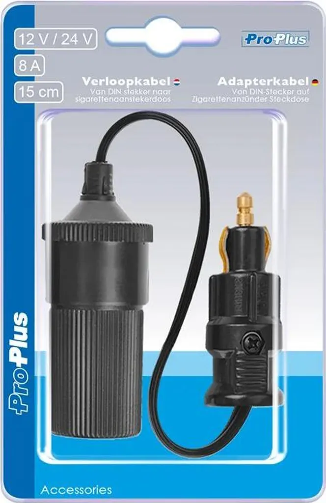 Adattatore Presa Accendisigari per Moto con Spina DIN Standard