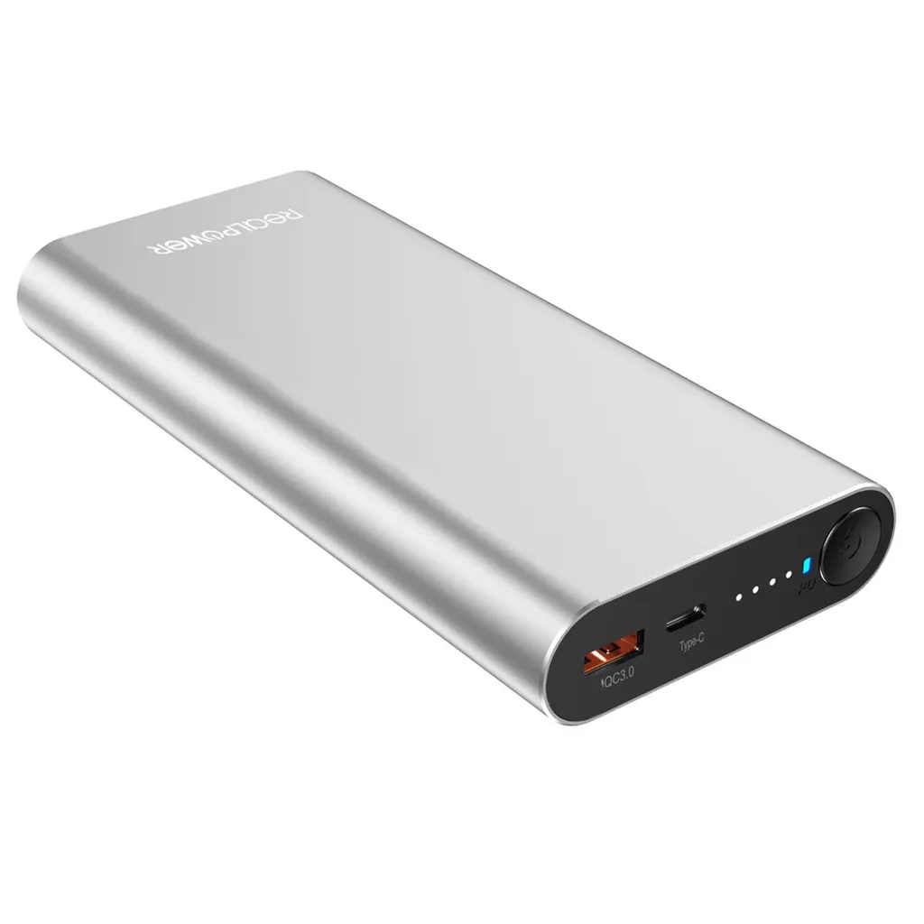 Ne tombez plus en panne : Batterie Externe 20000mAh Power Delivery Argent