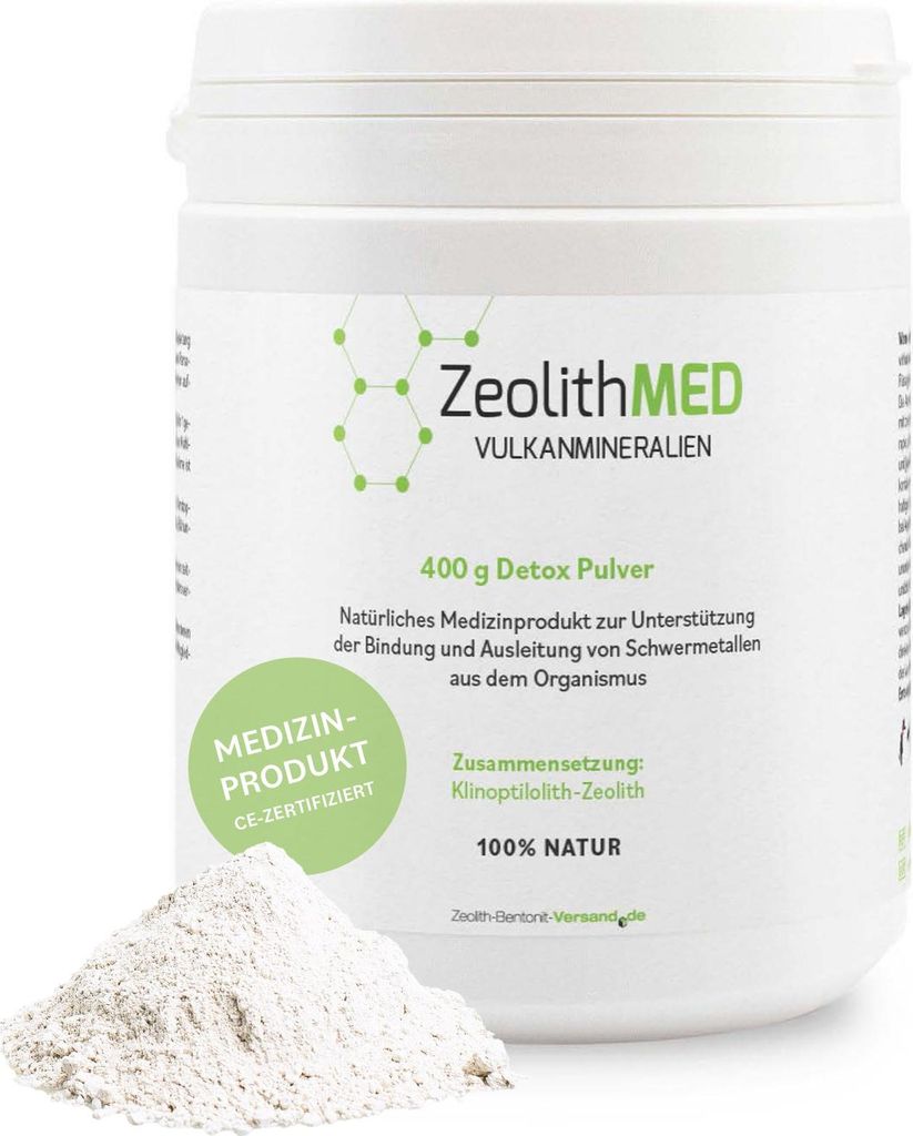 Zeolith MED Detox Pulver 400g - Medizinprodukt Produktbild 