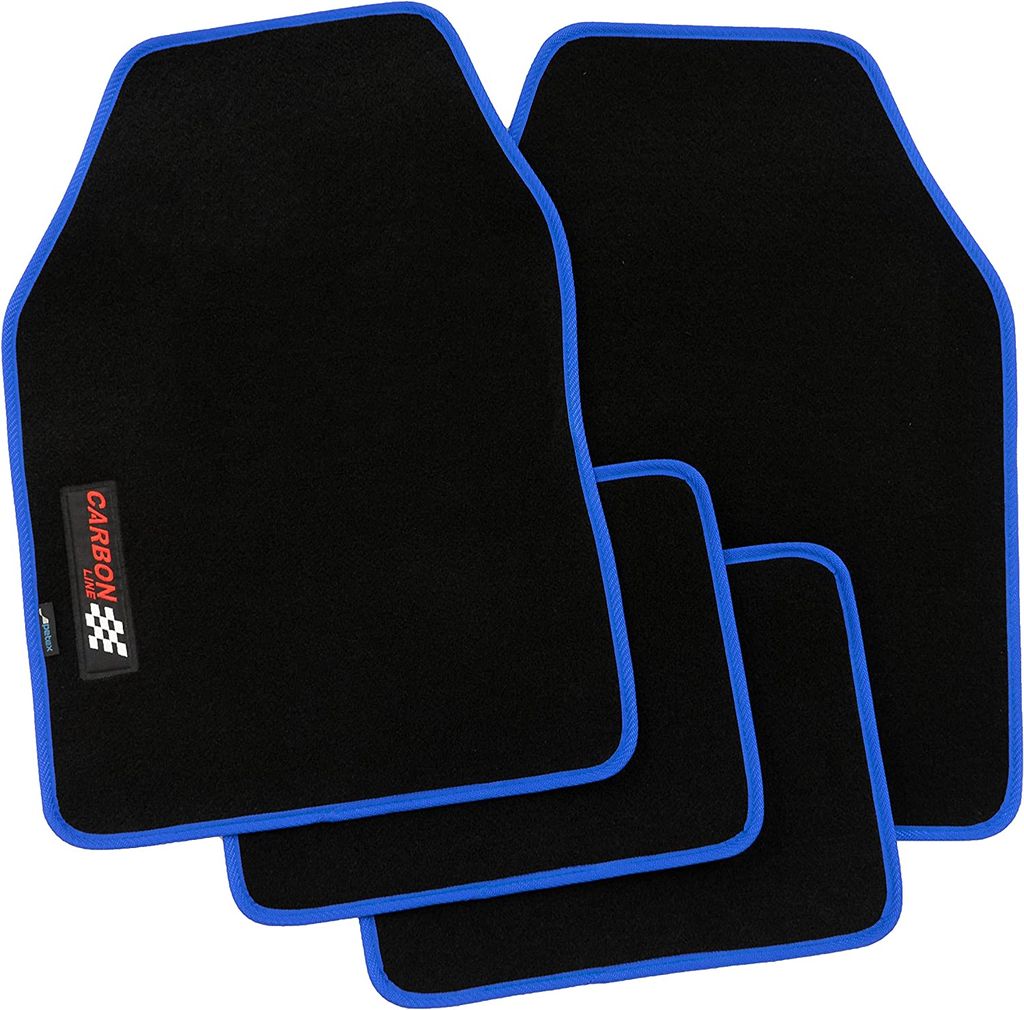 Autoteppich Universal Carbon, 4-teilig , blau von PETEX Produktbild 