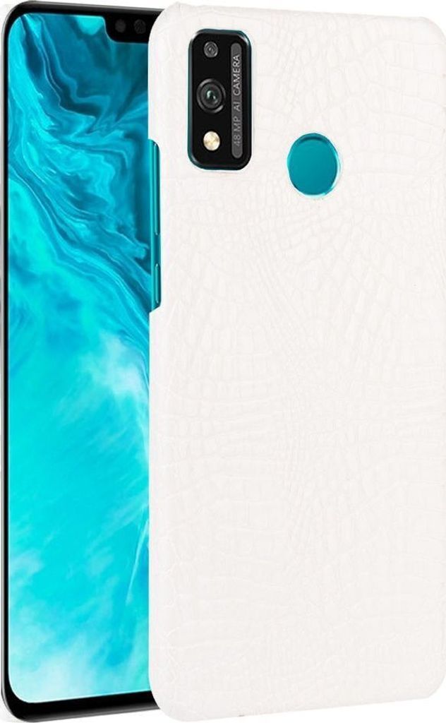 Mobigear Croco HONOR 9X Lite Hülle Hardcase Backcover - Weiß