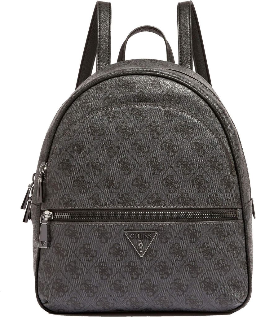 Guess Manhattan Frauen Rucksack mit Fronttaschen Kohle – Produktbild 