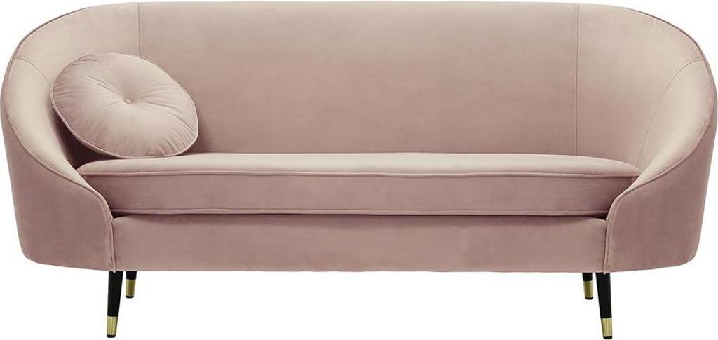 2,5-Sitzer Sofa Kooper-Velluto 14-Standard piping-brass
