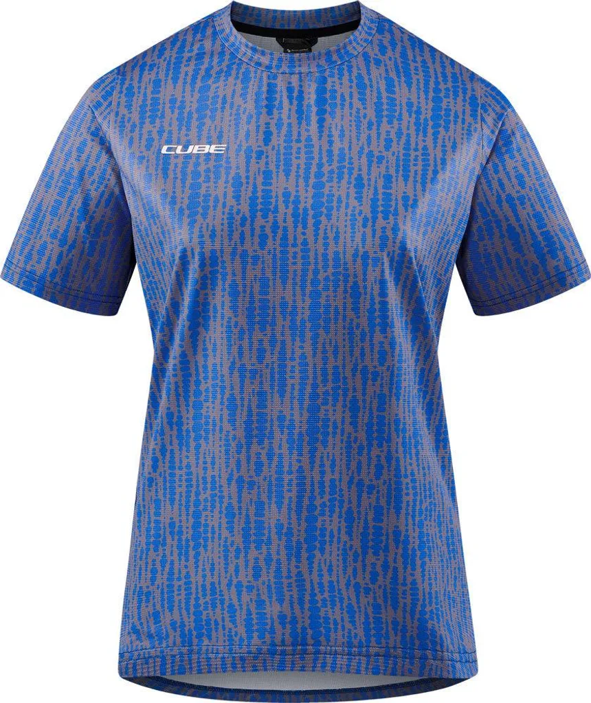 T-shirt Technique Cube ATX à Motif Tricot Diamant pour Cyclisme et VTT