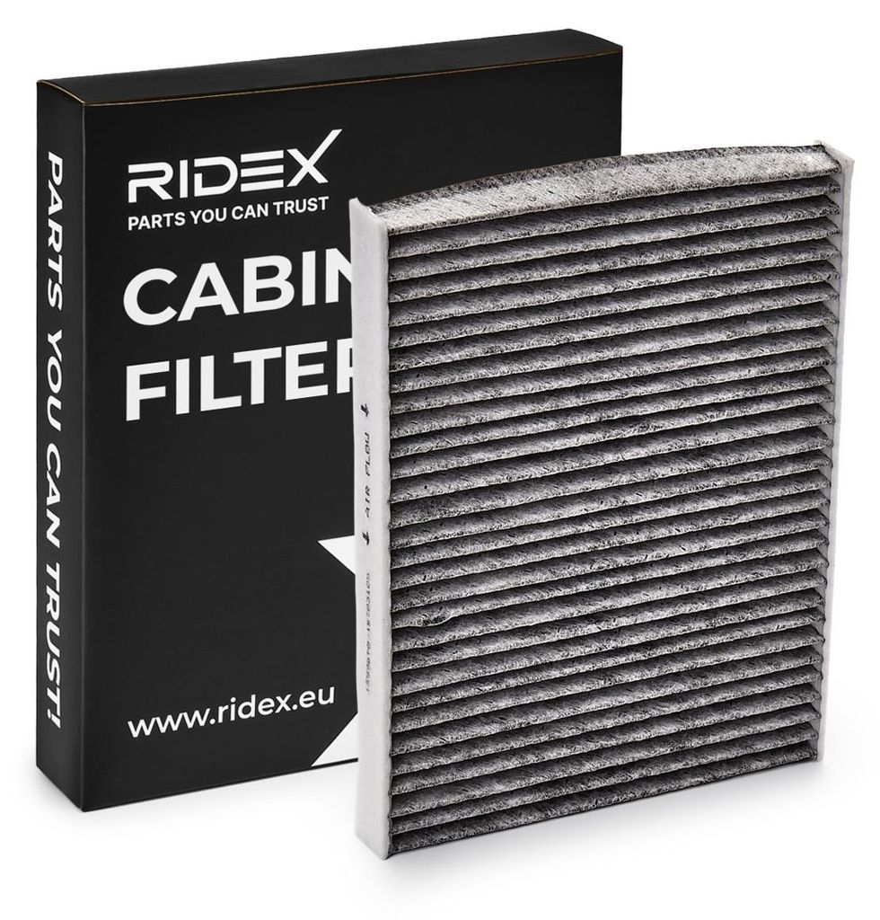 RIDEX 424I0508 Innenraumfilter Pollenfilter für FORD Fiesta Mk6 Schrägheck (JA8, JR8) Aktivkohle