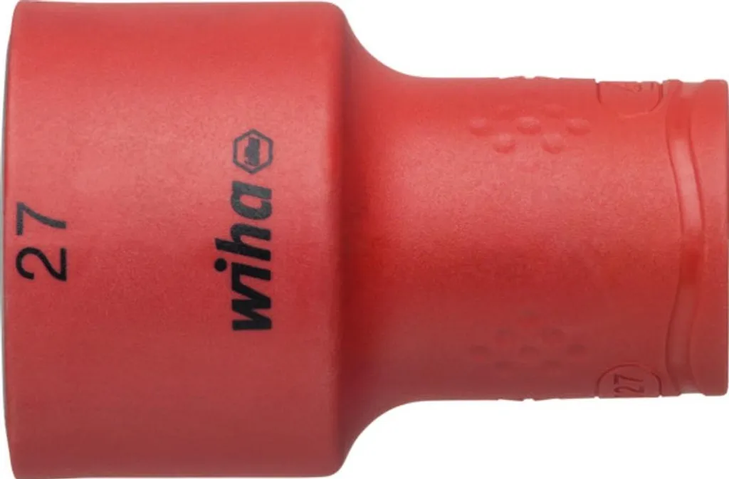 Douille hexagonale isolée Wiha 27 mm 1/2" pour travaux de maintenance