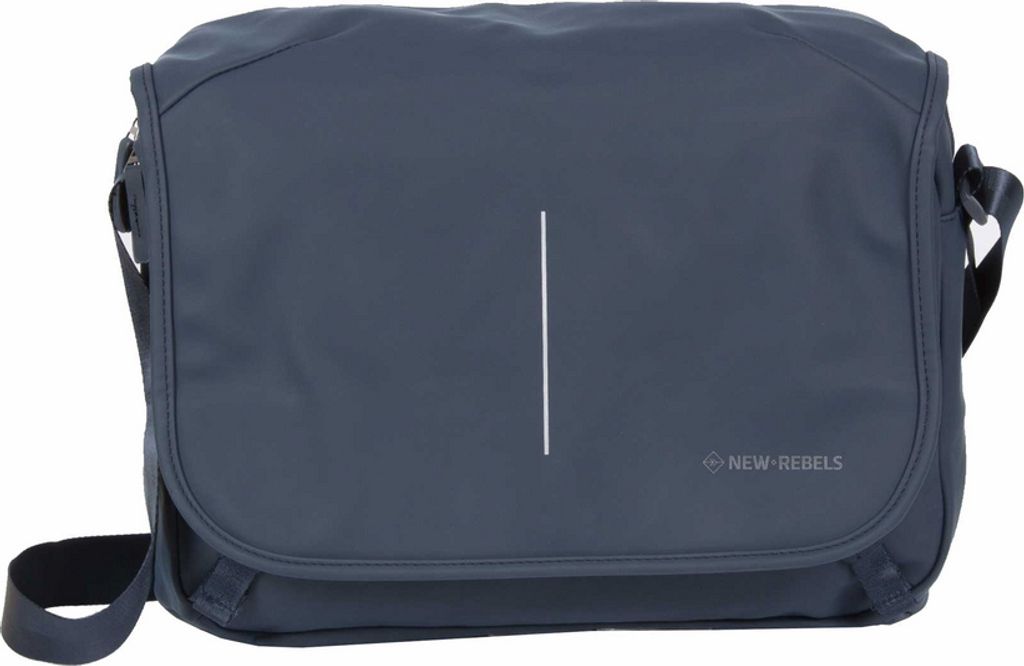 New Rebels William Navy Messenger Bag