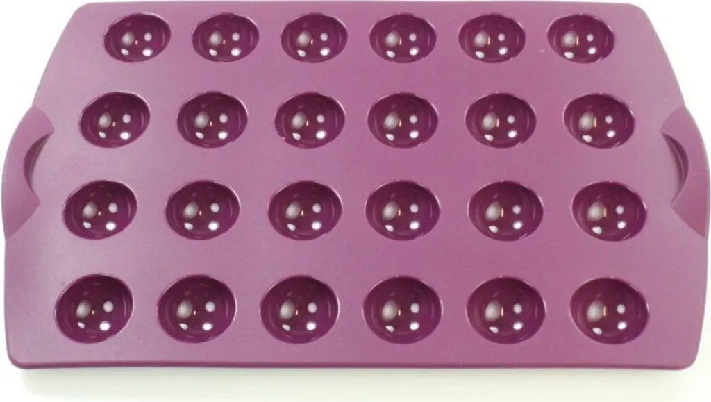 Stampo Mini Balls Tupperware Silicone Viola per CakePops e Dolcetti