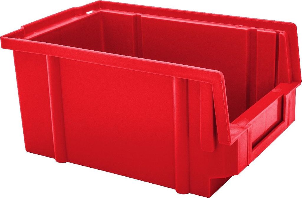 Aufbewahrungsbox Grösse '1' Rot - Box 1 Schwarz/Rechts