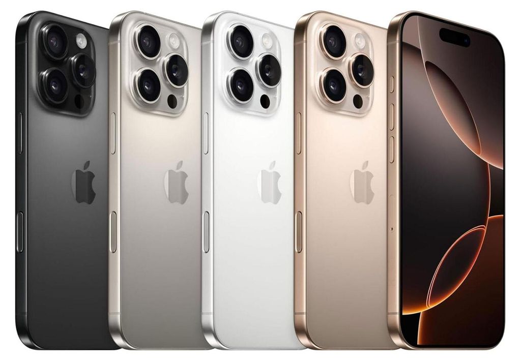 Apple iPhone 16 Pro (512GB) titan schwarz Produktbild 