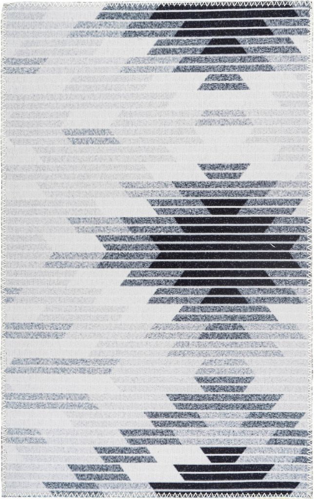 Kurzflorteppich Alahele Grau 120 x 180 cm